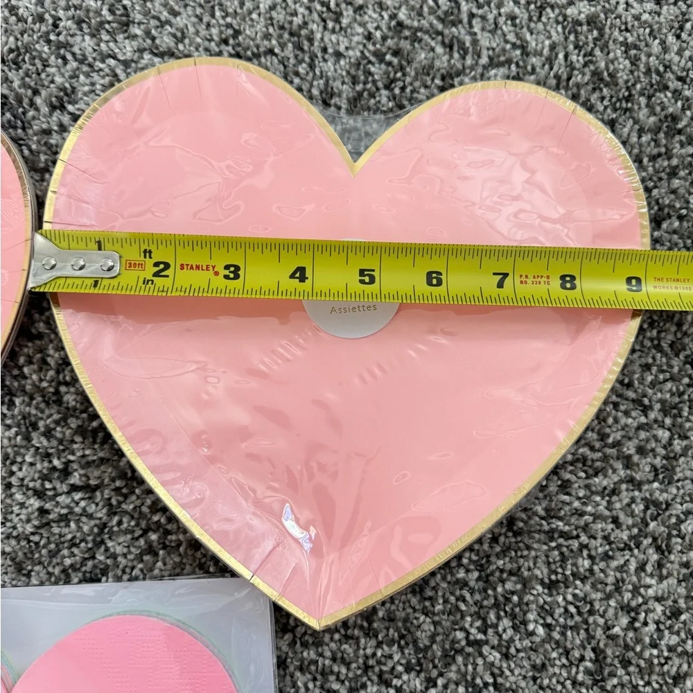 Meri Meri Heart Plates & Napkins